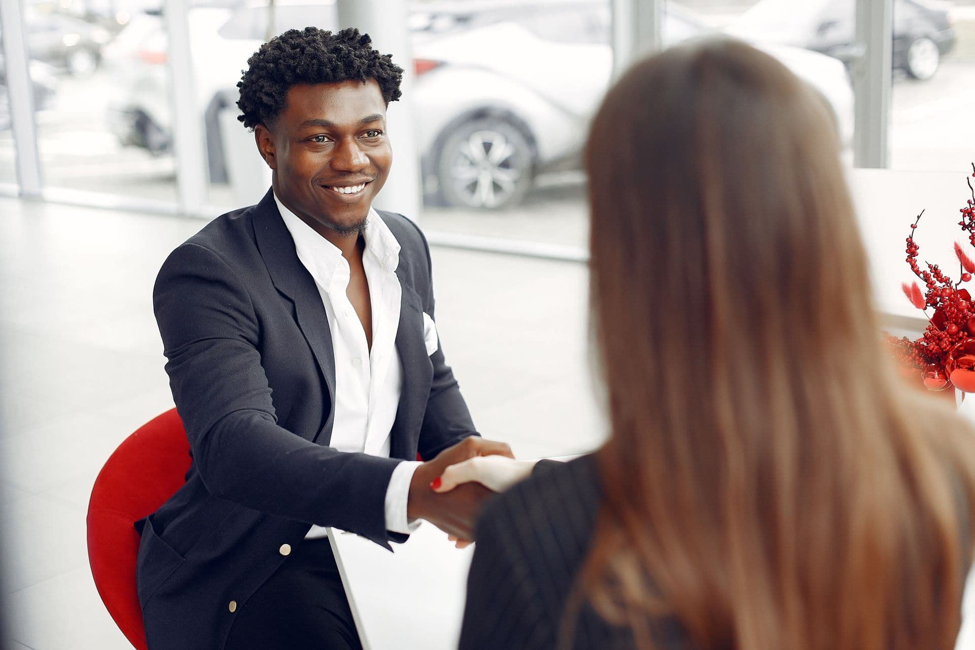 Professional handshake